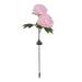 Wind & Weather Garden Stake Resin/Plastic in Pink | 4.5 H x 9.5 W x 33 D in | Wayfair YD6874PNK