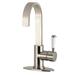 Kingston Brass LS8618DPL Paris One-Handle 1-Hole Deck Mounted Bar Faucet, Brushed Nickel - Kingston Brass LS8618DPL