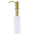 Kingston Brass SD2617 Straight Nozzle Metal Soap Dispenser, Brushed Brass - Kingston Brass SD2617