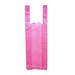 LK Packaging CT1423M Plastronic T-Shirt Bag w/ Handle - 23"L x 9"W x 5" SG, 0.6 mil HDPE, Magenta, Pink