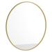 Flash Furniture HFKHD-6GD-CRE8-591315-GG 36" Round Large Accent Wall Mirror, Metal, Gold, Julianne