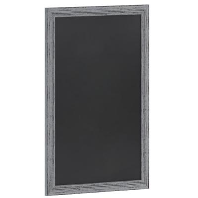 Flash Furniture HGWA-5GD-CRE8-272315-GG Wall Mount Chalkboard Sign - 24"W x 36"H, Pine Wood Frame, Rustic Gray
