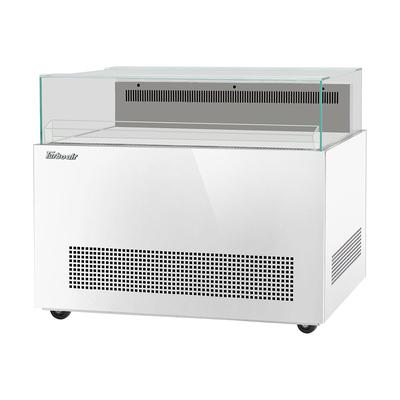 Turbo Air TOS-50NN-W 50-1/4" Horizontal Open Air Sandwich & Cheese Merchandiser w/ (1) Level, 115v, White