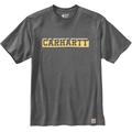 Carhartt Relaxed Fit Heavyweight Logo Graphic T-shirt, gris, taille 2XL