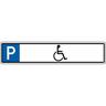 Schild I Parkplatzreservierungsschild Behinderte, ohne Befestigungsset, 520x110mm