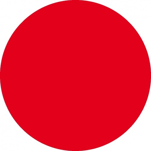 Aufkleber I Folienpunkte für Glastüren und -scheiben, rot, Montagefolie, Ø 50mm, 12/VE, DGUV Image