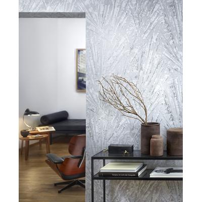 Vliestapete MARBURG "Palm", grau, B:0,7m L:10,05m, Vlies, Tapeten, Kunst moderne Tapete für Wohnzimmer Schlafzimmer Küche Image