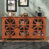 62.2" Accent Cabinet Modern Console Table Sideboard for Living Room Dining Room With 3 Doors and Adjustable Shelves