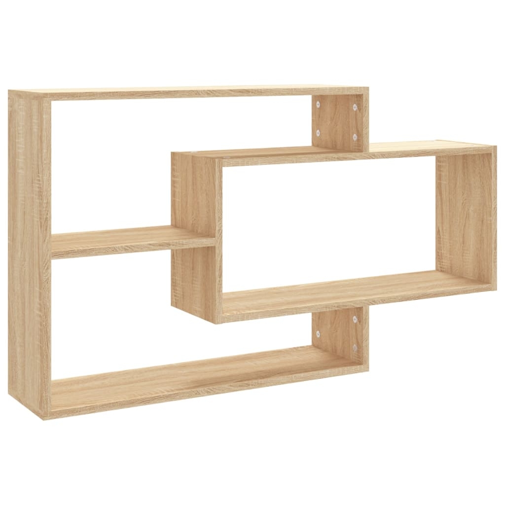 vidaXL Wandregale Sonoma-Eiche 104x20x58,5 cm Holzwerkstoff Image