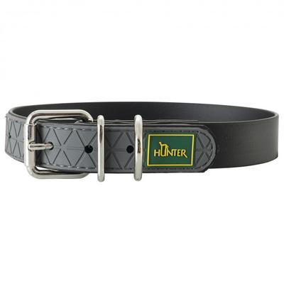 Hunter - Collar Convenience - Hundehalsband Gr Halsumfang 28-36 cm - Breite 2,0 cm schwarz