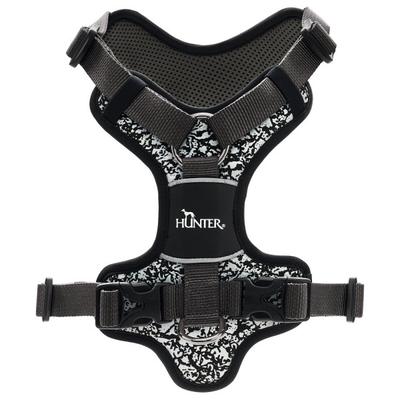 Hunter - Harness Divo Reflect - Hundegeschirr Gr Hals 19-32 cm - Bauch 34-47 cm schwarz/grau Image