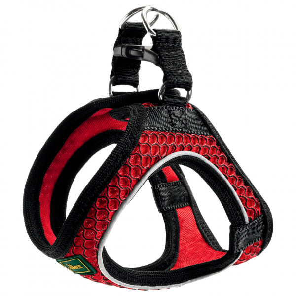 Hunter - Harness Hilo Comfort - Hundegeschirr Gr Halsumfang 55-60 cm - Bauchumfang 58-65 cm rot