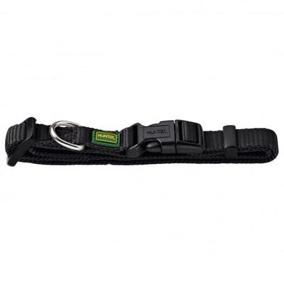 Hunter - Halsung VB - Hundehalsband Gr Halsumfang 22-35 cm - Breite 1,0 cm schwarz Image