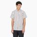 Dickies Men's Skateboarding Cooling Relaxed Fit Shirt - White/lotus/black Stripe Size S (WSSK8)