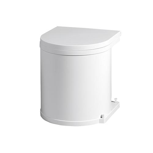 WESCO Einbau-Abfalleimer 11 l 30cm weiß 1 Stück