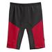 City Threads Big Boys and Girls SPF50+ Swim Jammer Swimming Shorts Swim Bottoms Briefs with Sun Protection SPF for Beach Pool or Play Black w/Red 14