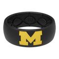 Women's Groove Life Black Michigan Wolverines Engraved Ring