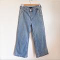 J. Crew Jeans | J. Crew | Wide Leg Cropped Mercantile Jeans | Color: Blue | Size: 28