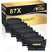 Arcon 5-Pack Compatible Toner for HP 87X CF287X works with HP LaserJet Pro M501n M501dn MFP M527dn M527f M527f LaserJet Enterprise M506 M506dn M506n M506x Printers (Black)