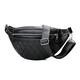 Bum Bag Bum Bag Leather Waist Bag Women Men Unisex Hip Bag Crossbody Waist Pack Fanny Fashion Waterproof Purse Bags for Party Festival Sports Outdoor Travel Hiking, Black