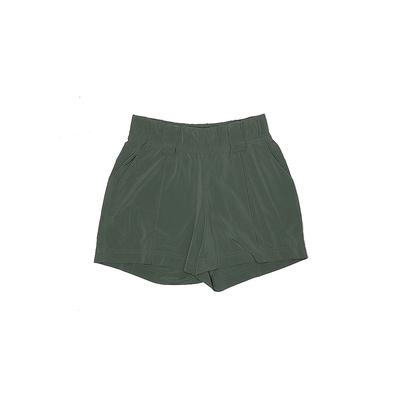 Athleta Athletic Shorts: Green Print Activewear - Women's Size 0