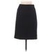 J.Crew Factory Store Formal Skirt: Black Print Bottoms - Women's Size 00