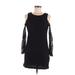 Forever 21 Casual Dress - Sweater Dress: Black Dresses - Women's Size Medium