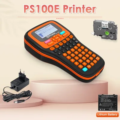 Imprimante d'étiquettes industrielle Portable sans fil PS100E découpe automatique Machine de