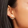Docona – boucles d'oreilles bohème pour femmes bijoux de luxe étoile lune cristal coloré