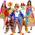 Costumes de cosplay de clown LYus drôles pour hommes et femmes robe en éponge pour adultes robe