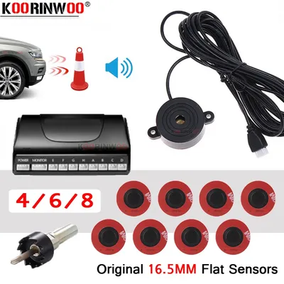 Koorinwoo – système Intelligent Invisible Buzzer capteurs de stationnement 4/6/8 avant +