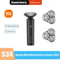 Xiaomi-Rasoir électrique portable pour hommes rasoir flexible tondeuse à barbe lavable lame en