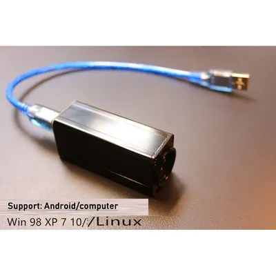 Interface numérique USB B vers sortie numérique AES 16 bits/44.1K-48KHz mélangeur audio sur scène