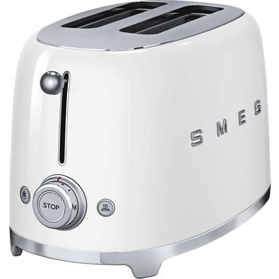 Toaster 2 Scheiben TSF01WHEU aus Edelstahl, weiß - Smeg