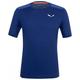 Salewa - Agner Alpine Merino T-Shirt - Merinoshirt Gr 50 blau