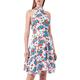 Love Moschino Damen Kleid, White Red Blue Yellow Black, D 42(I 48)