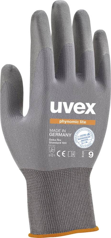 uvex Arbeitshandschuh phynomic lite, Gr. 12, grau Image