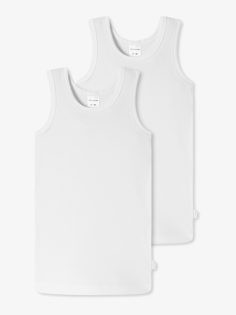 Schiesser Unterhemden Jungen weiß, 104 Image