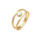 Elli Ring Damen gold, 54