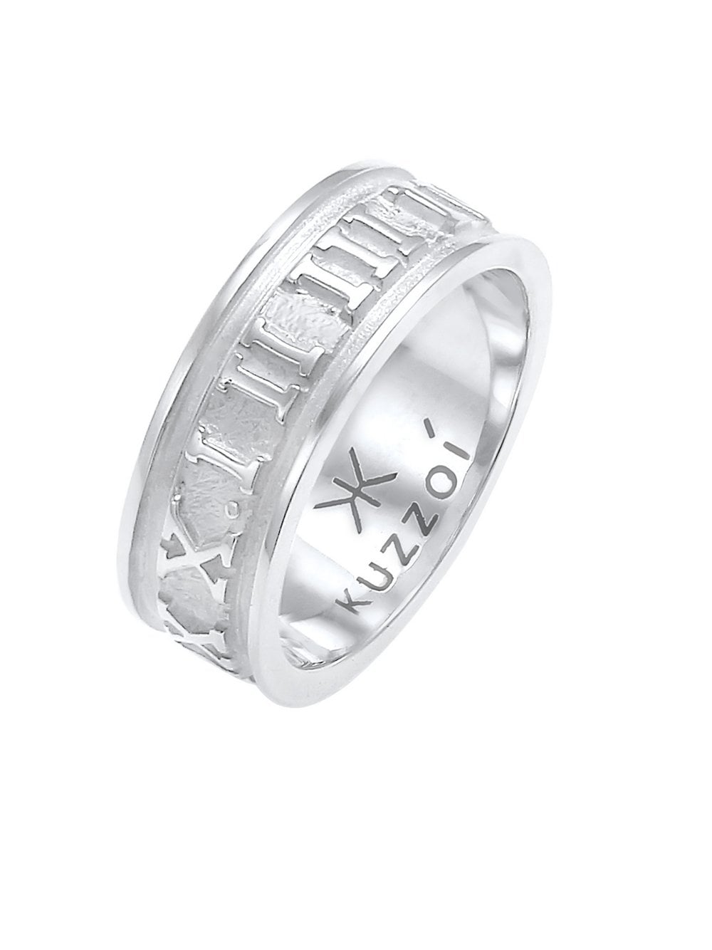 KUZZOI Ring Herren silber, 58 Image
