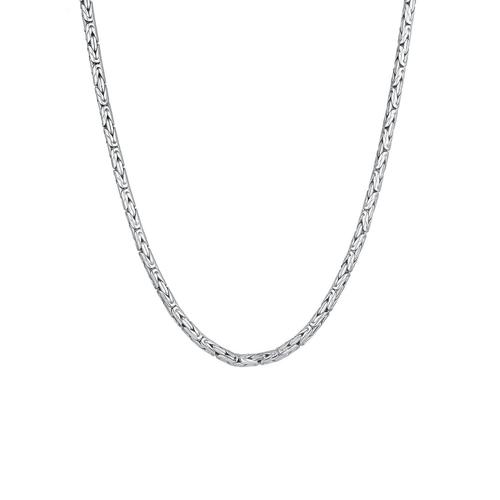 KUZZOI Halskette Herren silber, 60