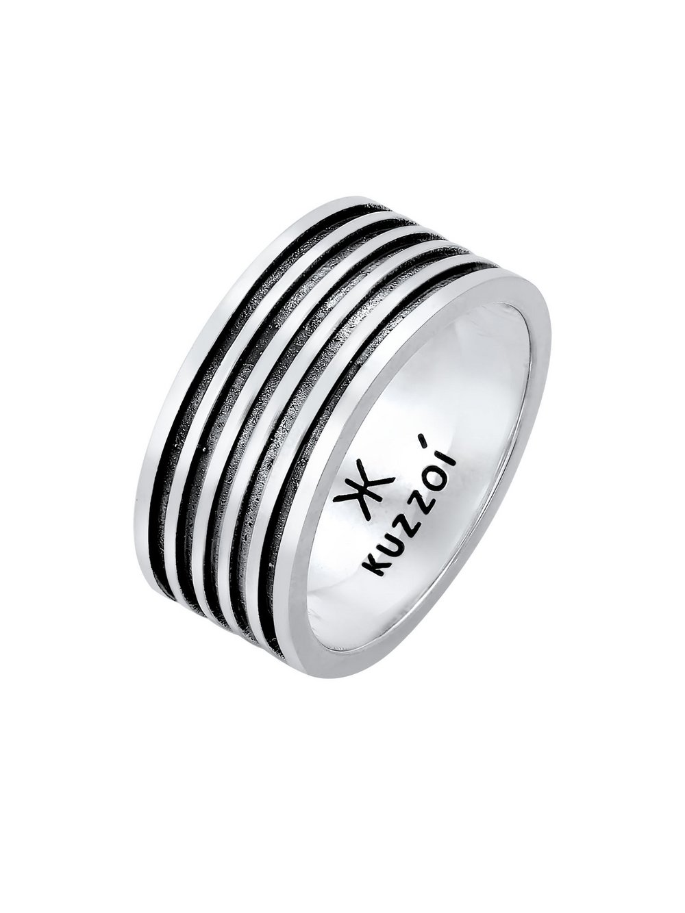 KUZZOI Ring Herren silber, 54 Image
