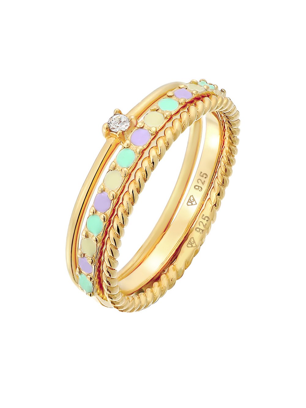 Elli Ring Damen gold, 60 Image