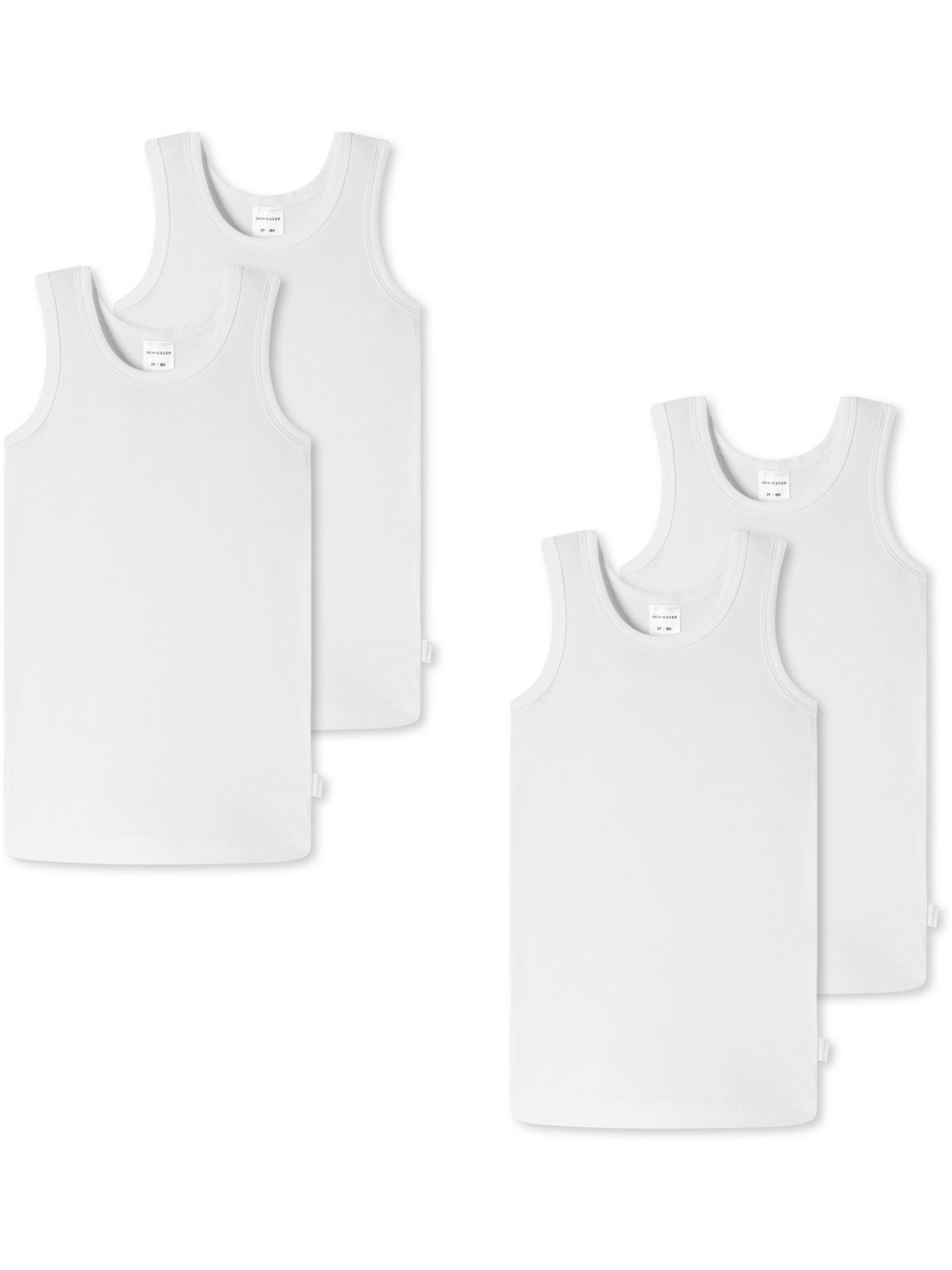 Schiesser Unterhemd Jungen weiß, 104 Image