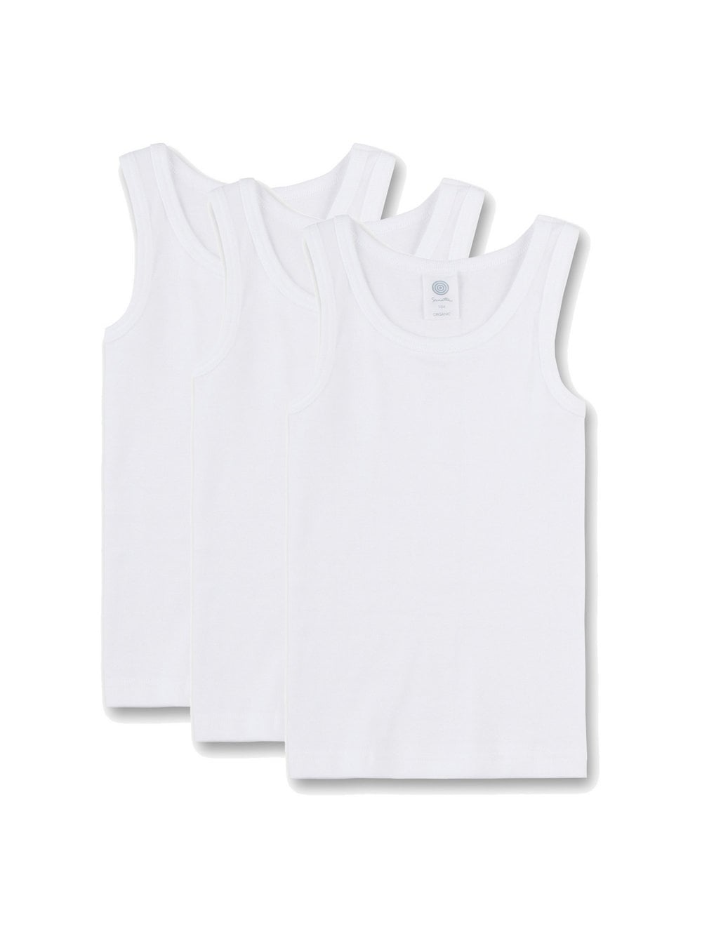 Sanetta Unterhemd 3er Pack Jungen weiß, 116 Image
