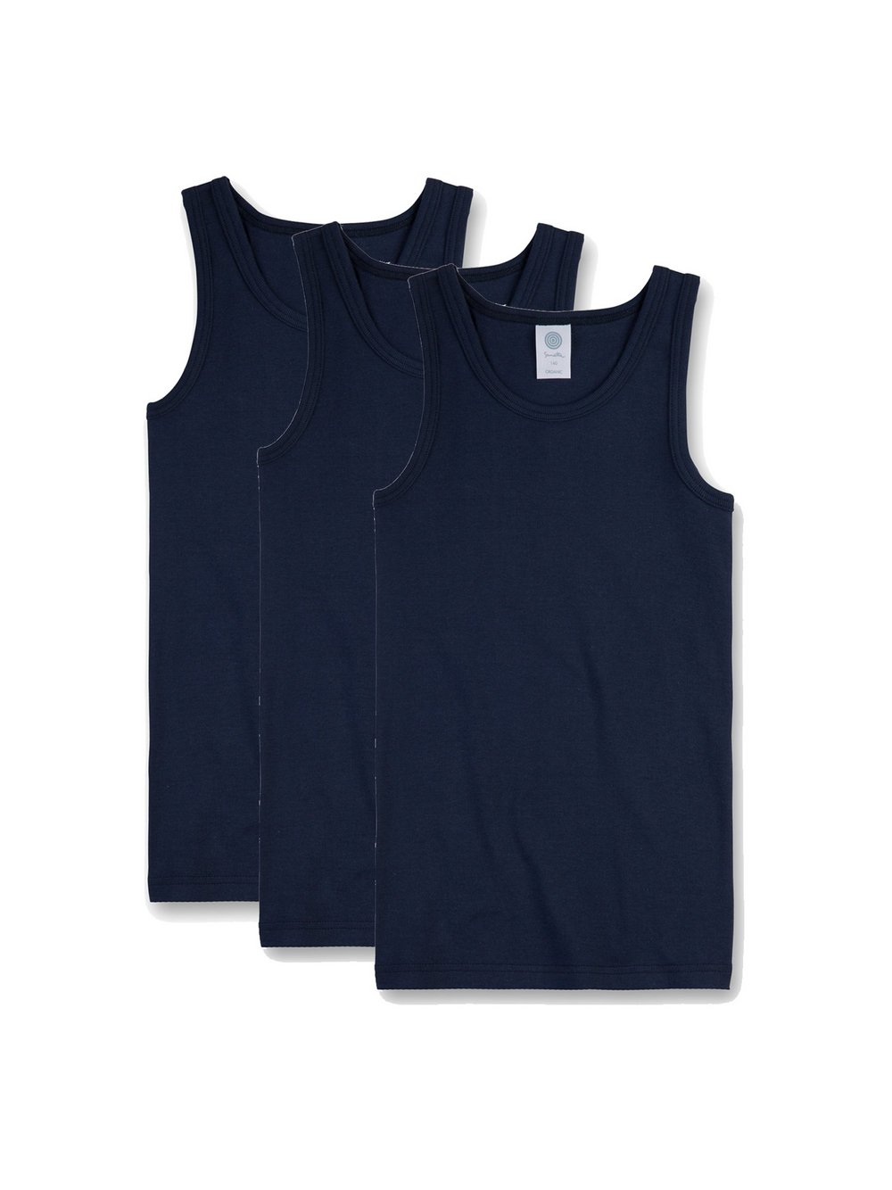 Sanetta Unterhemd 3er Pack Jungen blau, 152 Image