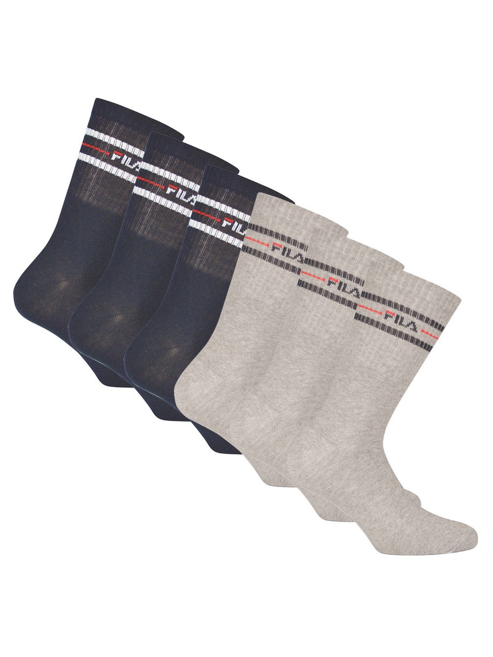 FILA Socken 6er Pack Damen mehrfarbig, 39-42 Image