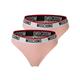 Love Moschino Slip 2er Pack Damen rosa, XS