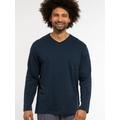 Ammann Schlafanzug Shirt Organic Cotton Herren marine, L