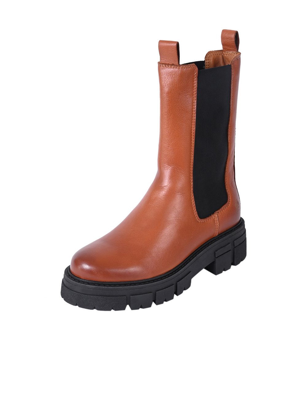 Apple of Eden Chelsea-Boots Damen cognac, 38 Image